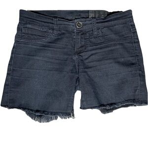 Resin NYC Women's Jean Shorts Size 26 Black Distressed Goblin